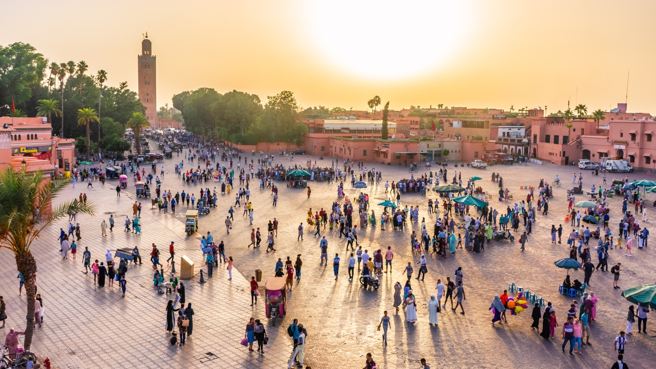 Morocco city Marrakech